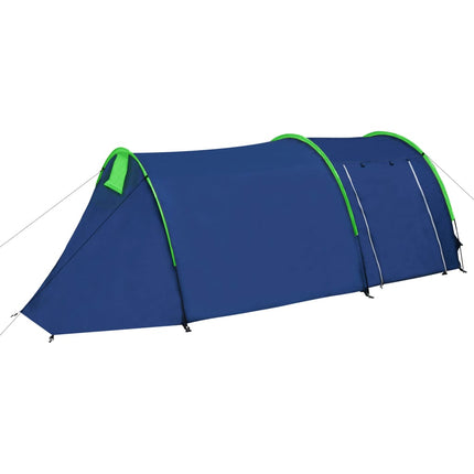 Tenda da Campeggio per 4 Persone Blu Marino/Verde