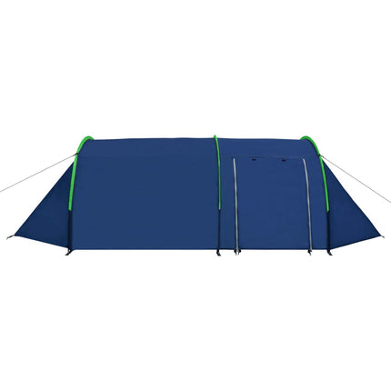 Tenda da Campeggio per 4 Persone Blu Marino/Verde