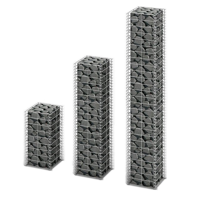 Set Gabbioni 3 pz in Filo Zincato