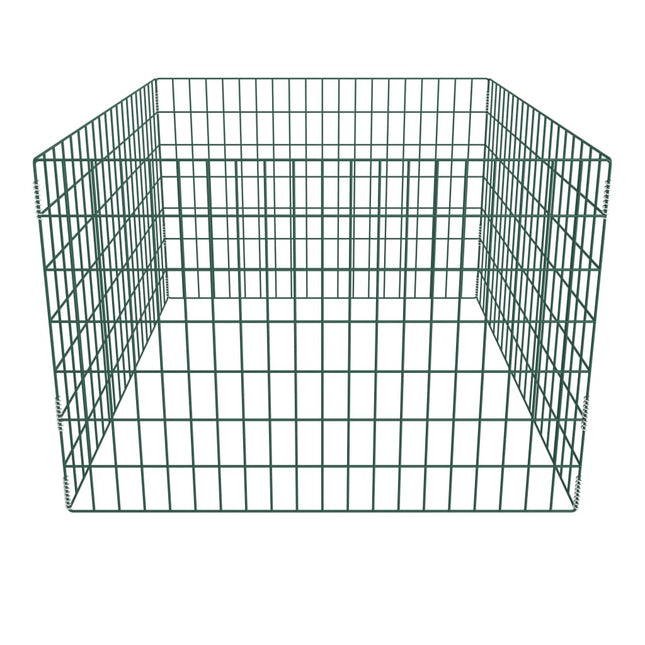 Compostiera da Giardino Quadrata a Rete 100 x 100 x 70 cm