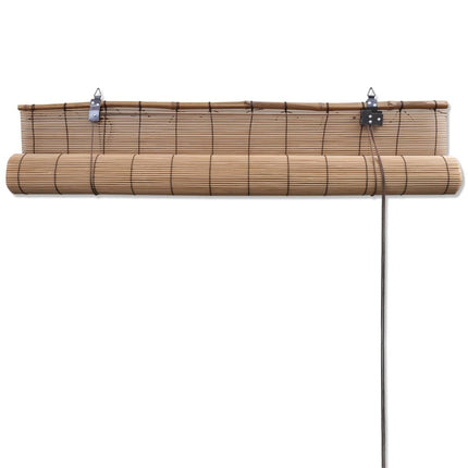 Tende a Rullo in BambÃƒÂ¹ Marrone 100x160 cm