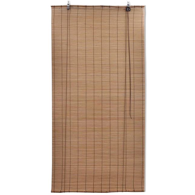 Tende a Rullo in BambÃƒÂ¹ Marrone 140x160 cm