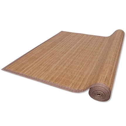 Tappeto Rettangolare in BambÃƒÂ¹ Marrone 150 x 200 cm