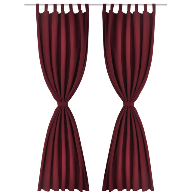 Tende Micro-Raso BordÃƒÂ² 2 pezzi con Occhielli 140 x 225 cm