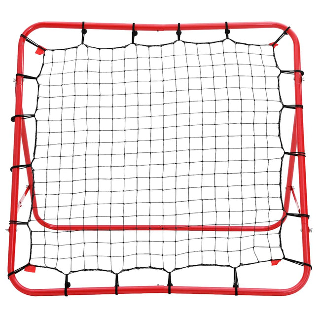Rete a Rimbalzo da Calcio Regolabile 100 x 100 cm