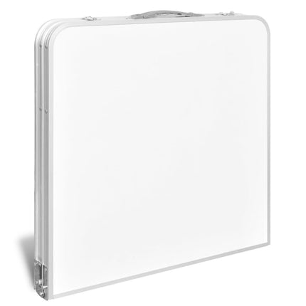 Tavolo da Campeggio Pieghevole Alluminio Regolabile 120x60 cm