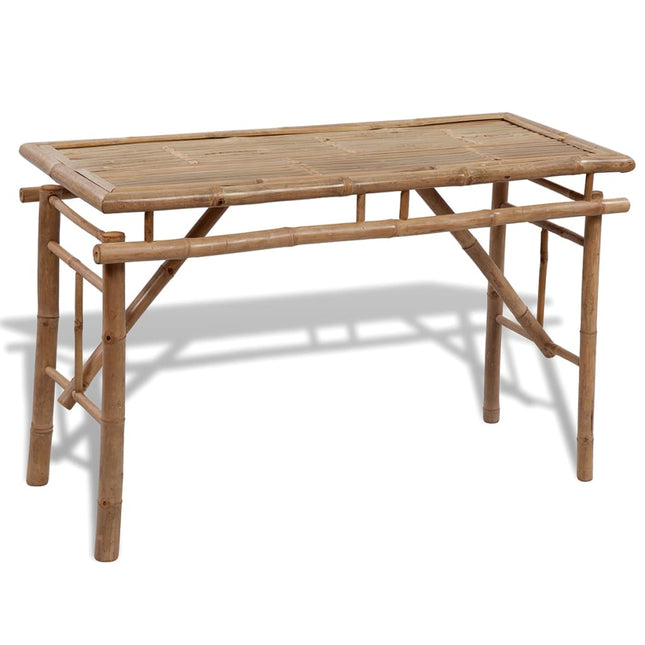 Tavolo da Birreria con 2 Panchine 100 cm in BambÃ¹