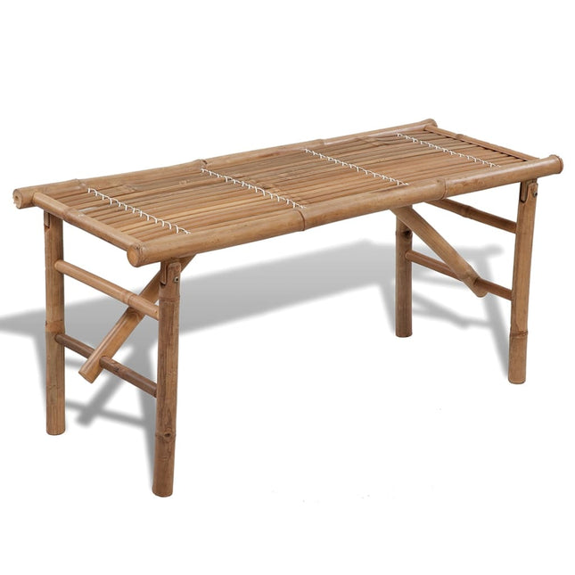 Panca da Giardino Pieghevole 118 cm in BambÃ¹