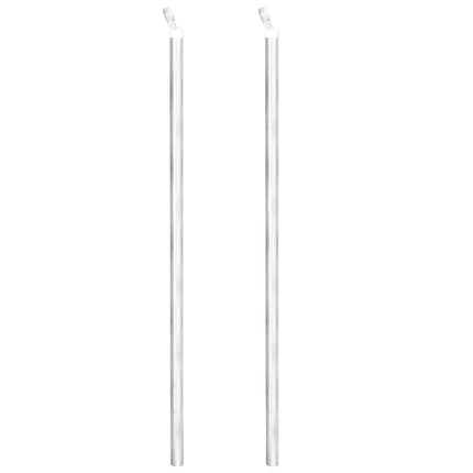 Recinzione a Rete con Pali e Spuntoni Acciaio Zincato 25x1 m