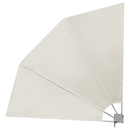 Tenda Laterale per Balcone Pieghevole Crema 210x210 cm