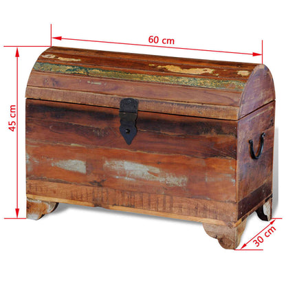 Cassa di Stoccaggio in Legno Massello di Recupero
