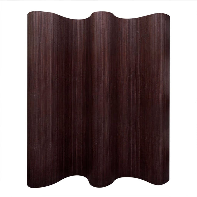 Pannello Divisore per la Stanza BambÃƒÂ¹ Marrone Scuro 250x165 cm