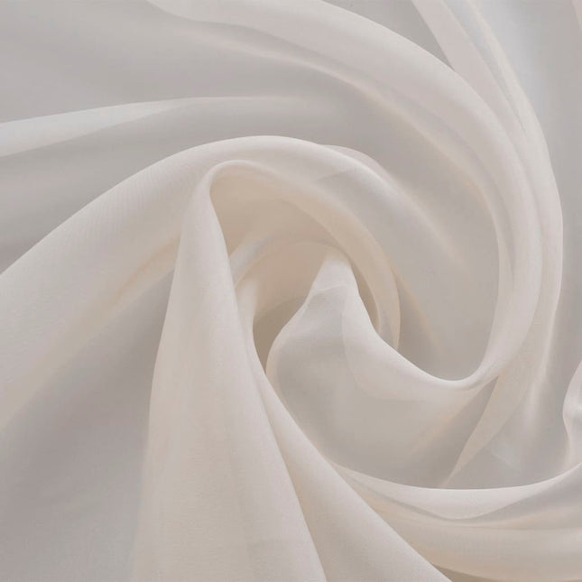 Tessuto voile 1,45 x 20 m colore crema