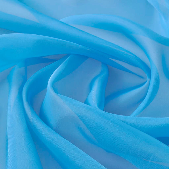 Tessuto voile 1,45 x 20 m turchese