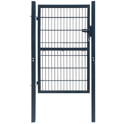 Cancello per Recinzione 2D (Singolo) Grigio Antracite 106x230cm