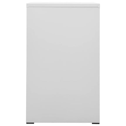 Schedario Grigio Chiaro 46x62x102,5 cm in Acciaio