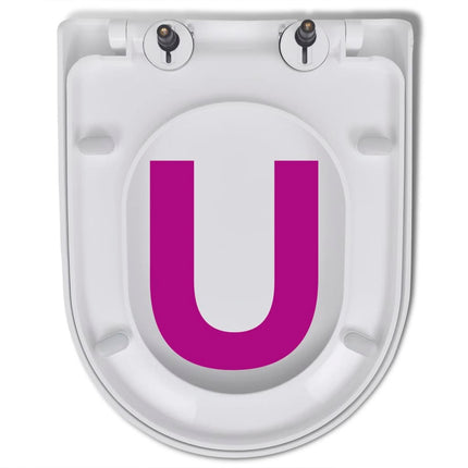 Copriwater Ammortizzato e Sgancio Rapido Bianco Quadrato