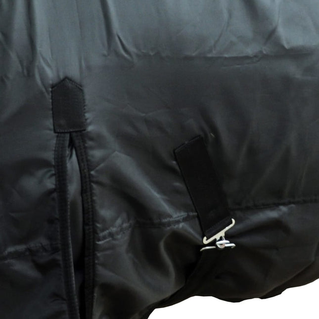 Coperta in Pile a Doppio Strato 135 cm Nero