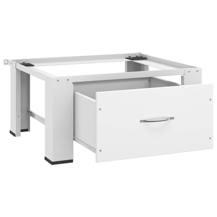 Supporto Alzatina per Lavatrice con Cassetto Bianco