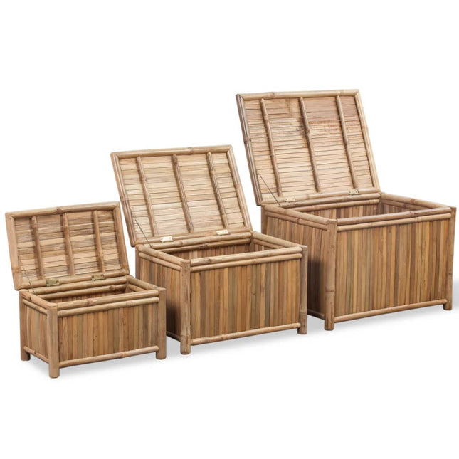Scatole Portaoggetti Set 3 pz in BambÃƒÂ¹