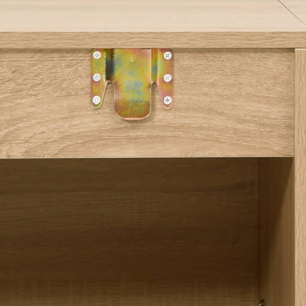 Set Mobili da Bagno 6 pz Rovere in Legno Multistrato