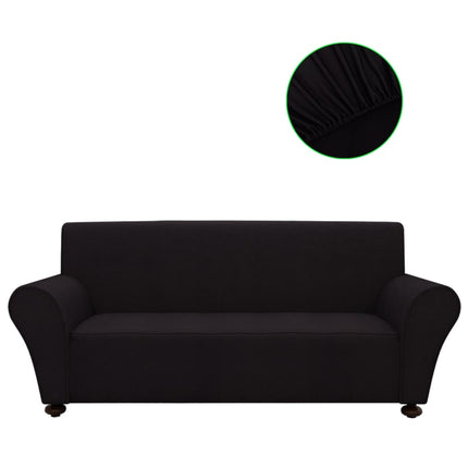 Copridivano elastico fodera nera in poliestere jersey