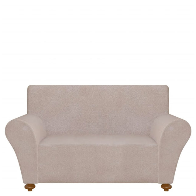Copridivano elastico fodera beige in poliestere jersey