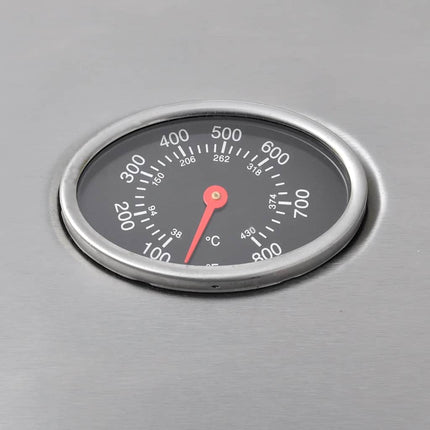 Griglia Barbecue a Gas 6+1 Fornelli Argento