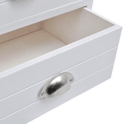 Comodini In Stile Francese 2 Pezzi Bianco