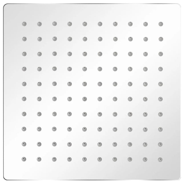 Testa Doccia a Pioggia in Acciaio Inossidabile 20x20cm Quadrata