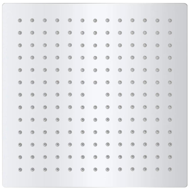 Testa Doccia a Pioggia in Acciaio Inossidabile 25x25cm Quadrata
