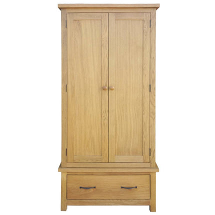Armadio con 1 Cassetto 90x52x183 cm in Massello di Rovere