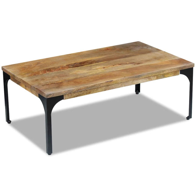 Tavolino da Salotto in Legno di Mango 100x60x35 cm