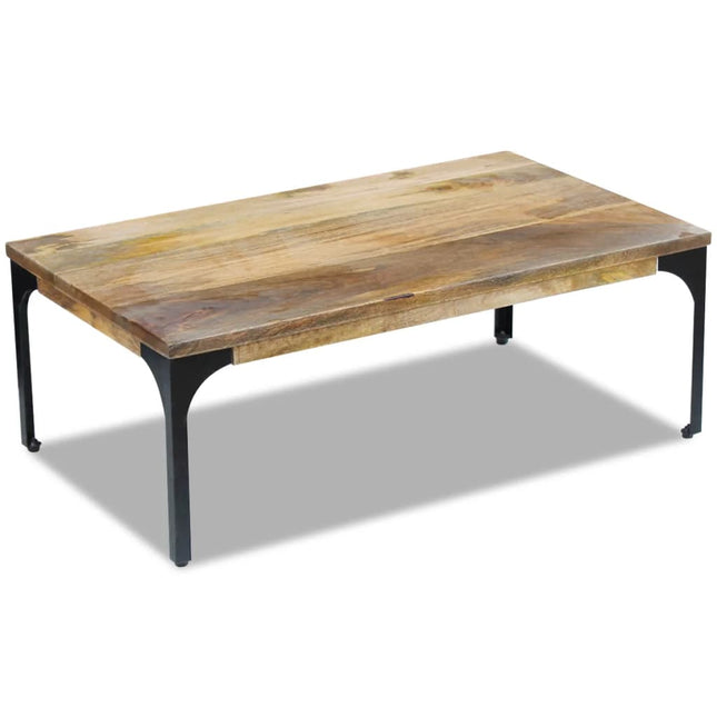Tavolino da Salotto in Legno di Mango 100x60x35 cm