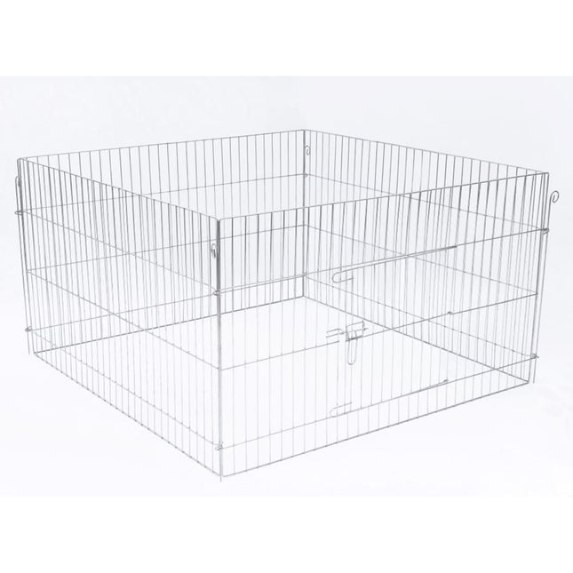 @Pet Recinto per Animali da Esterno Complete 116x116x65 cm in Metallo