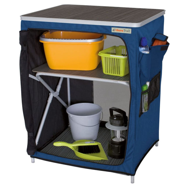 Armadio da Campeggio Vallou 67x53x86 cm Blu