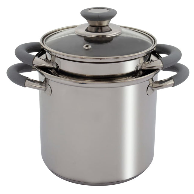 Set di Pentole 2 pz Melrose in Acciaio Inox