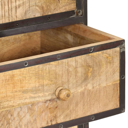 Credenza 140x40x80 cm Legno Massello di Mango