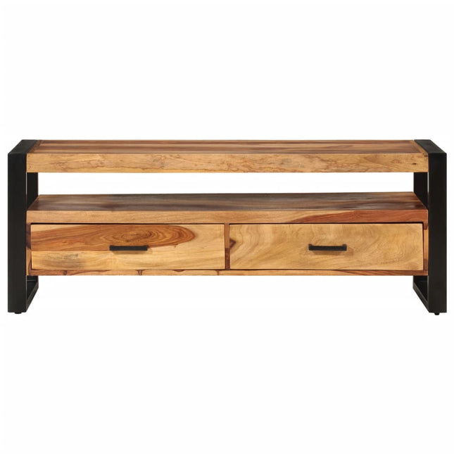 Mobile Porta TV 120x35x45 cm Legno Massello di Sheesham