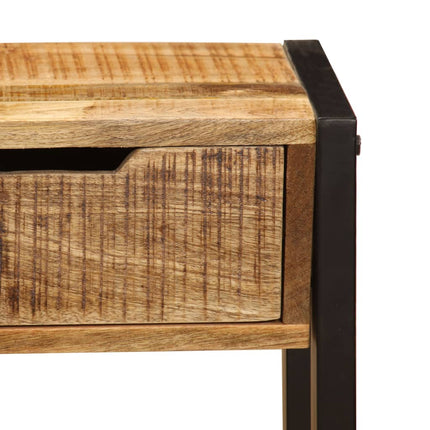Credenza con 3 Cassetti 110x35x75 cm Legno Massello di Mango