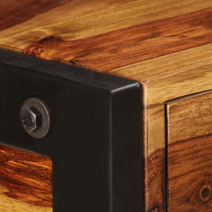 Credenza con 3 Cassetti 110x35x75 cm Legno Massello di Sheesham