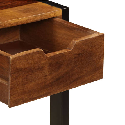 Credenza con 3 Cassetti 110x35x75 cm Legno Massello di Sheesham