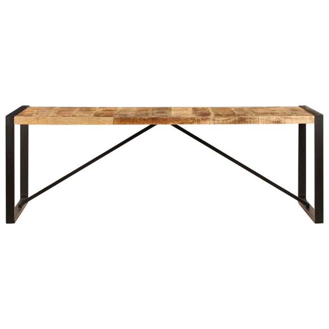 Tavolo da Pranzo 220x100x75 cm in Legno Massello di Mango