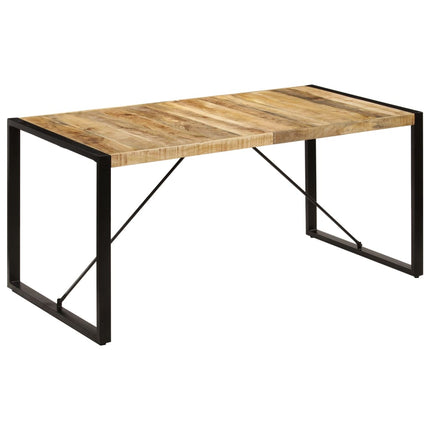 Tavolo da Pranzo 160x80x75 cm in Legno Massello di Mango