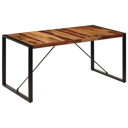 Tavolo da Pranzo 160x80x75 cm in Legno Massello di Sheesham