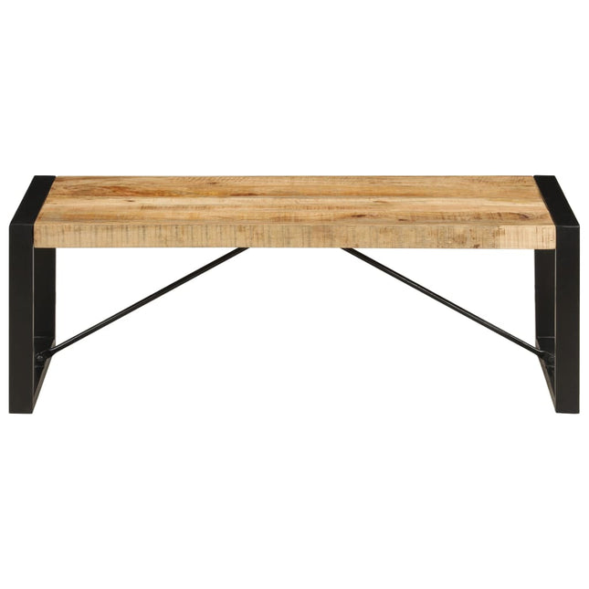 Tavolino da Salotto in Legno Massello di Mango 120x60x40 cm