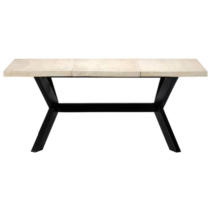 Tavolo da Pranzo 180x90x75 cm in Legno Massello di Mango