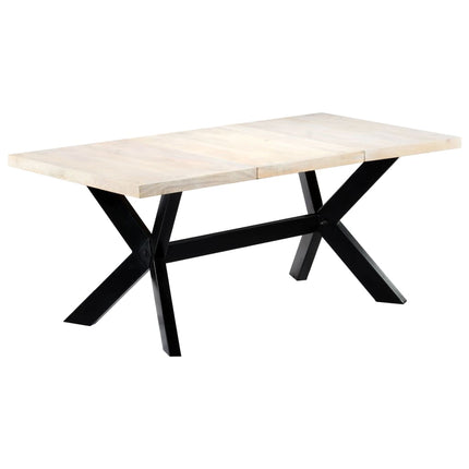 Tavolo da Pranzo 180x90x75 cm in Legno Massello di Mango