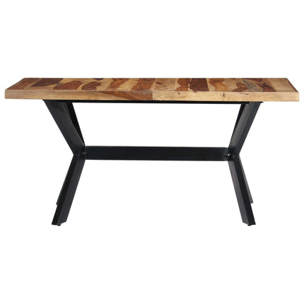 Tavolo da Pranzo 140x70x75 cm in Legno Massello di Sheesham