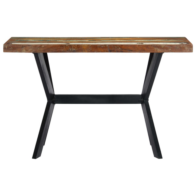 Tavolo da Pranzo 120x60x75 cm in Legno Massello di Recupero